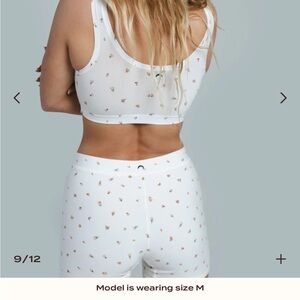 Huha Mineral Undies Mid Boxer, M, Morning Rose, White